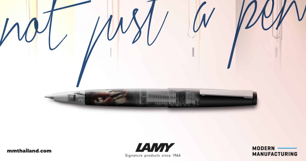 ขั้นตอนการผลิตปากกาหัวแร้ง LAMY ยอดนิยม