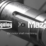 การทำชิ้นส่วนรถยนต์ไฟฟ้า EV motor shaft | Tungaloy x Mazak
