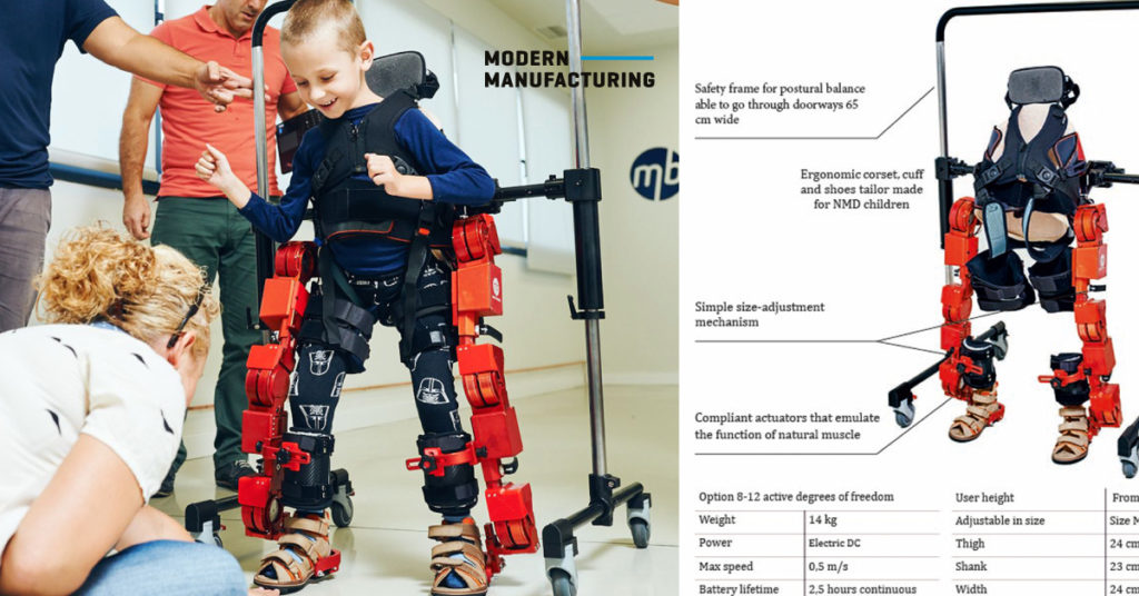 ก้าวเดินอย่างมั่นใจ Pediatric Exoskeleton สำหรับผู้ป่วยเด็ก