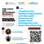 พลาดไม่ได้กับงานสัมมนาฟรี!  'Transform into Resilient Organization with Microsoft Dynamics 365 Supply Chain Management and Smart Manufacturing'