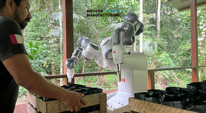 ABB Robotics ร่วมองค์กรสหรัฐฯนำ Cobot ช่วยปลูกป่าแอมะซอน