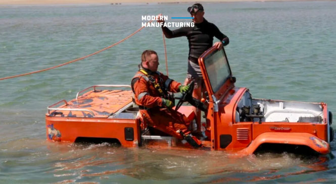 ทุบสถิติโลก ! ทีมวิศวกรออสแปลงรถโตโยต้าขับดำน้ำไกล 7 กม.