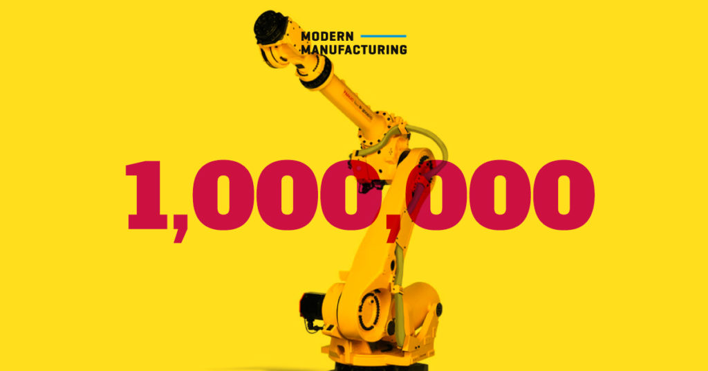 FANUC ฉลองยอดจัดส่งหุ่นยนต์อุตสาหกรรมครบ 1 ล้านตัว
