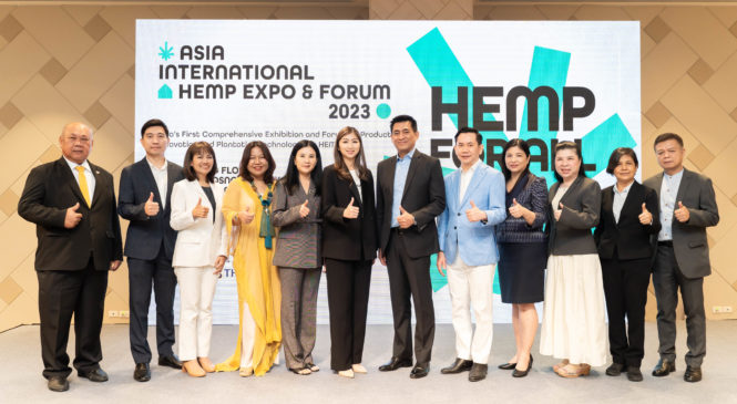 ร่วมผลักดัน ‘อุตสาหกรรมกัญชงไทย’ ตะลุยตลาดเอเชีย-ยุโรป สร้างโอกาสกลุ่มเวลเนสเติบโตกับงาน Asia International Hemp Forum 2023