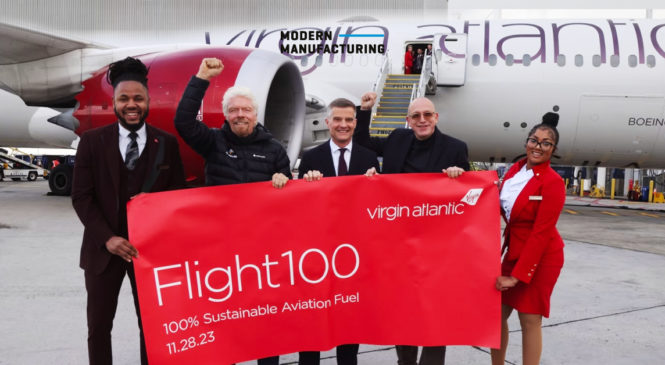เที่ยวบิน Flight100 บินข้ามแอตแลนติกด้วย SAF 100% สำเร็จแล้ว
