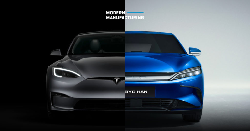 Tesla vs BYD สรุปยอดส่งมอบรถยนต์ 2 แบรนด์ใหญ่ในปี 2023