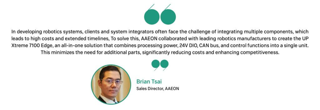 Brian Tsai, Sales Director AAEON