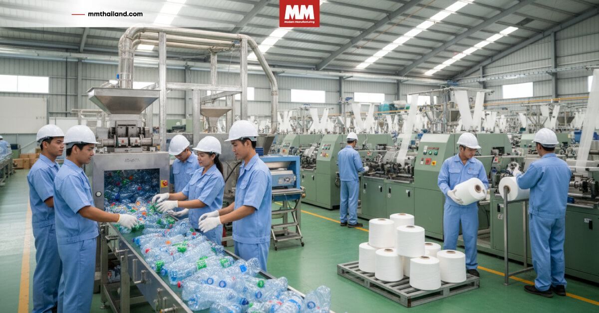 recycled synthetic fiber industry thailand