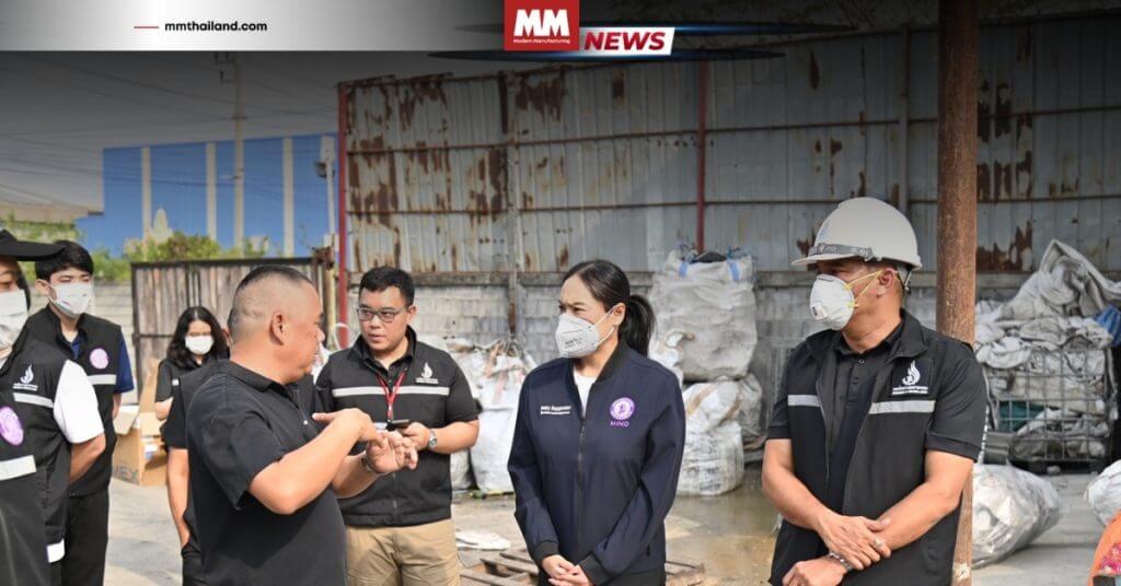 thanakorn orders crackdown bang phli recycling plant pollution