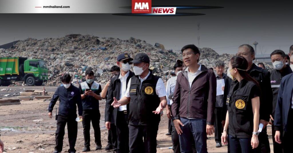 deputy industry minister inspects namdaeng landfill 30 day order