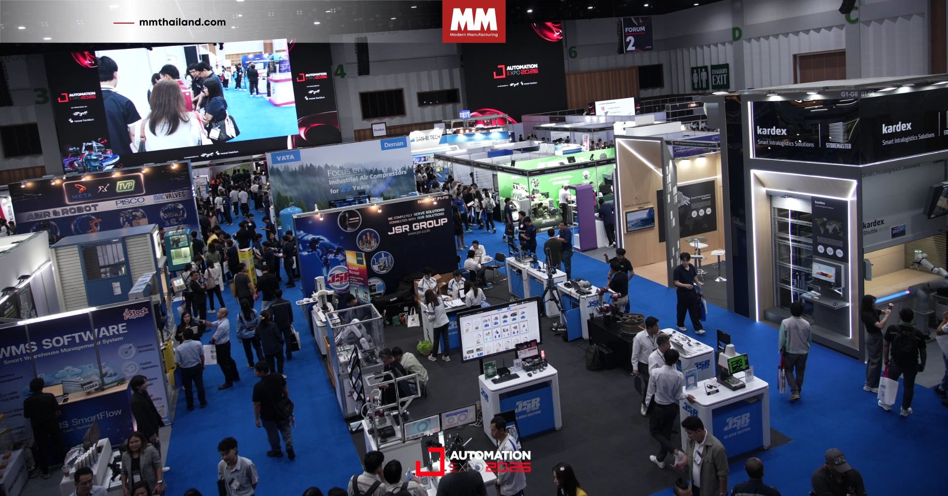 ภาพมุมสูงงาน AUTOMATION EXPO 2026
